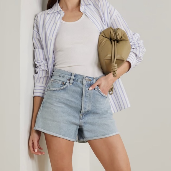 Agolde Dee Organic Denim Shorts